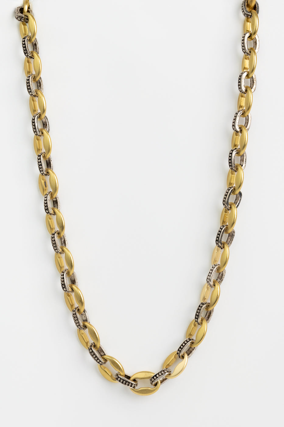 Gold Silver Fierce Necklace