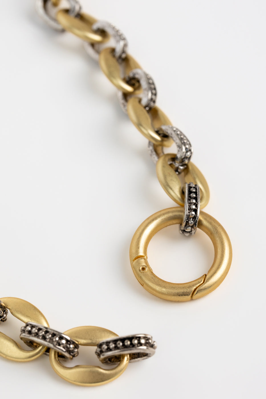 Gold Silver Fierce Necklace