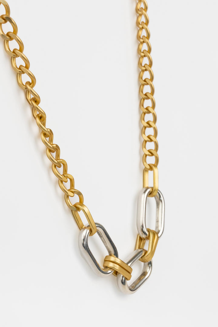 Gold Silver Hampton Necklace
