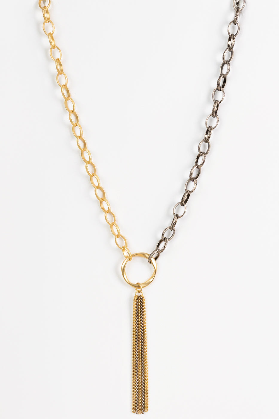 Gold Silver Jazz Necklace