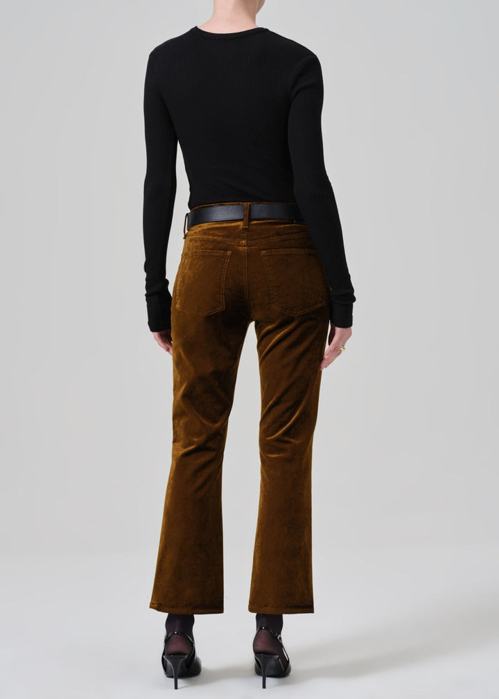 Golden Velvet Mid Rise Cropped Isola Jean