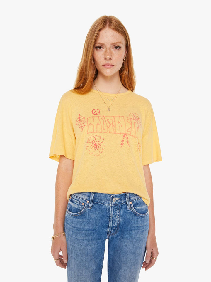 Golden Yellow Big Deal Hippie Tee