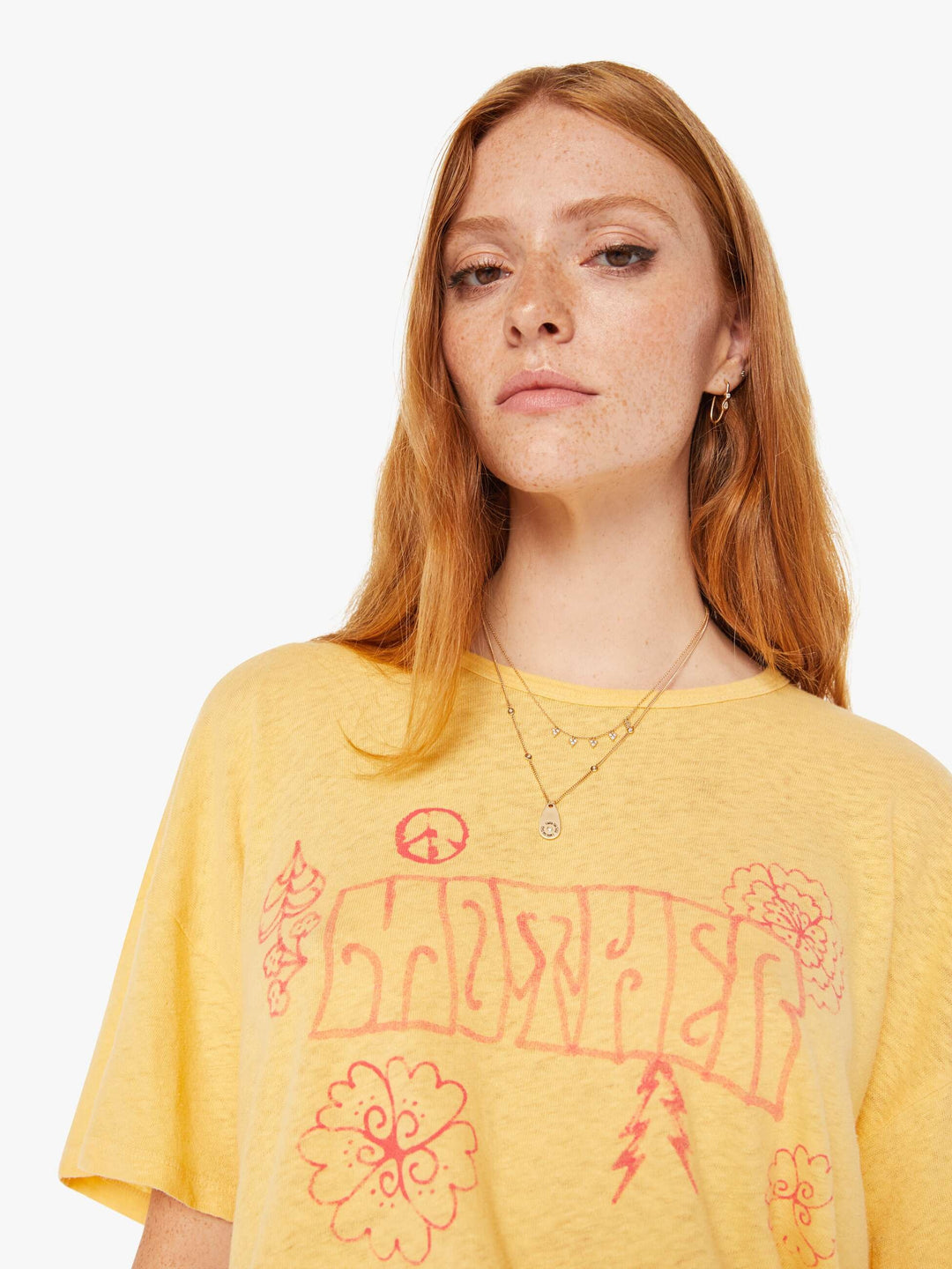 Golden Yellow Big Deal Hippie Tee