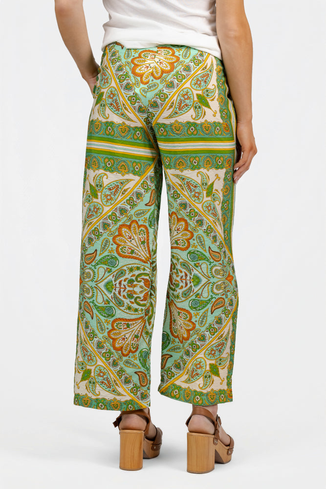 Green Multi Ines Pant
