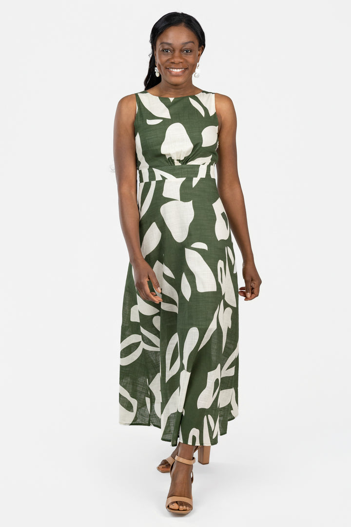 Green Rosa Maxi Dress
