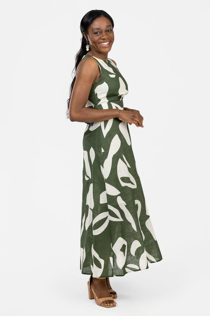 Green Rosa Maxi Dress