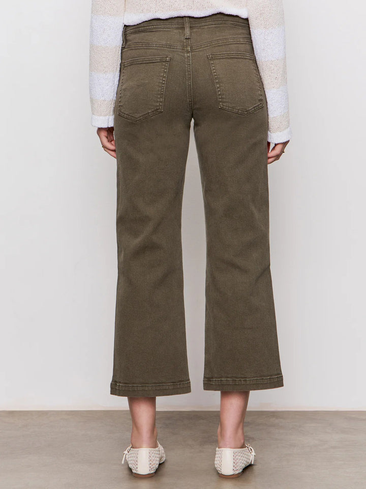 Green Cropped League Jean