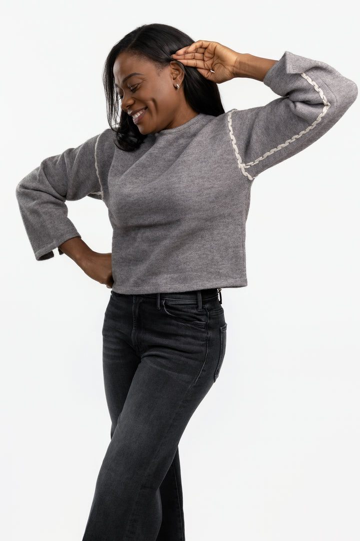 Grey Grenola Sweater