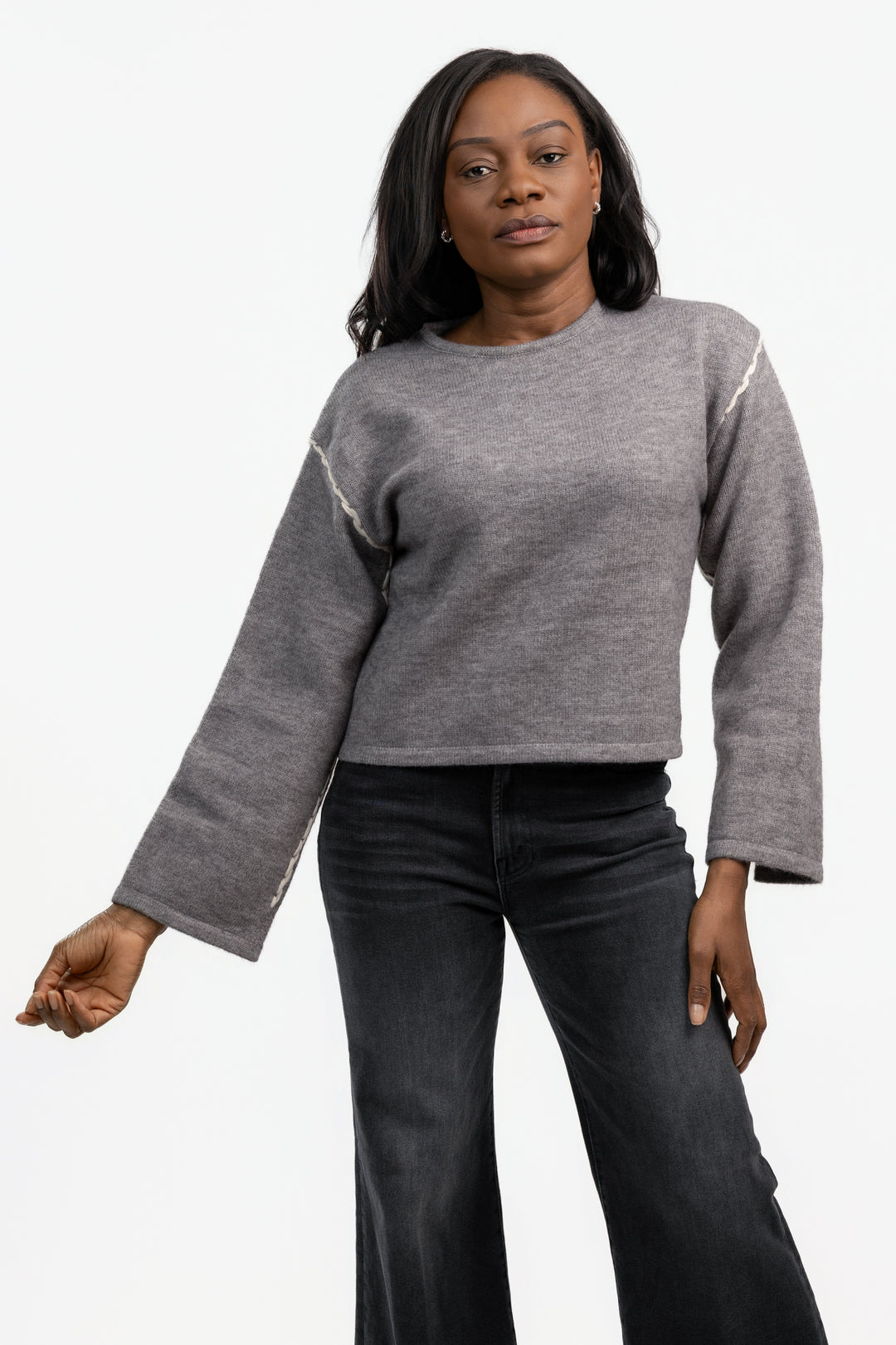 Grey Grenola Sweater