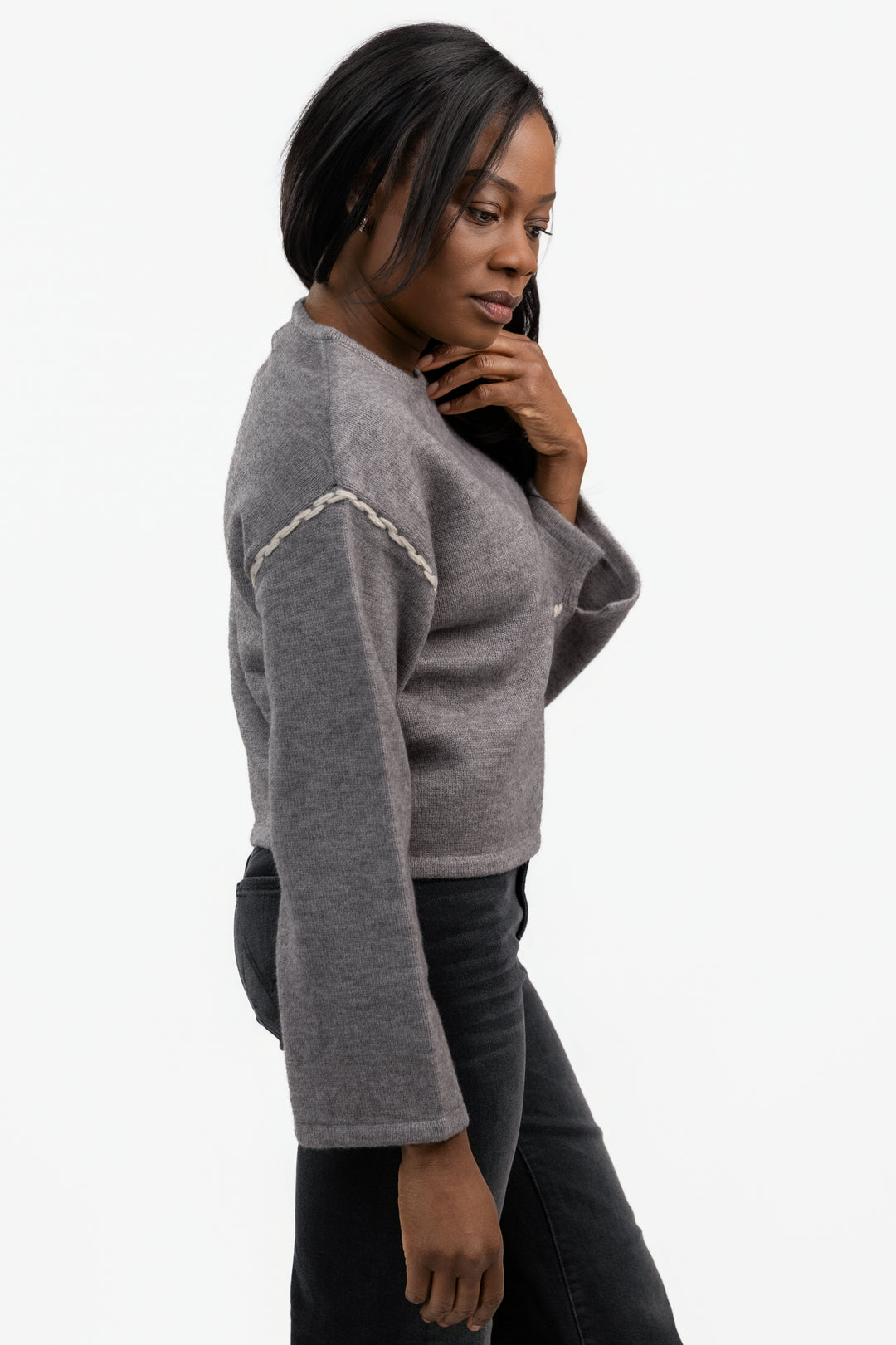 Grey Grenola Sweater