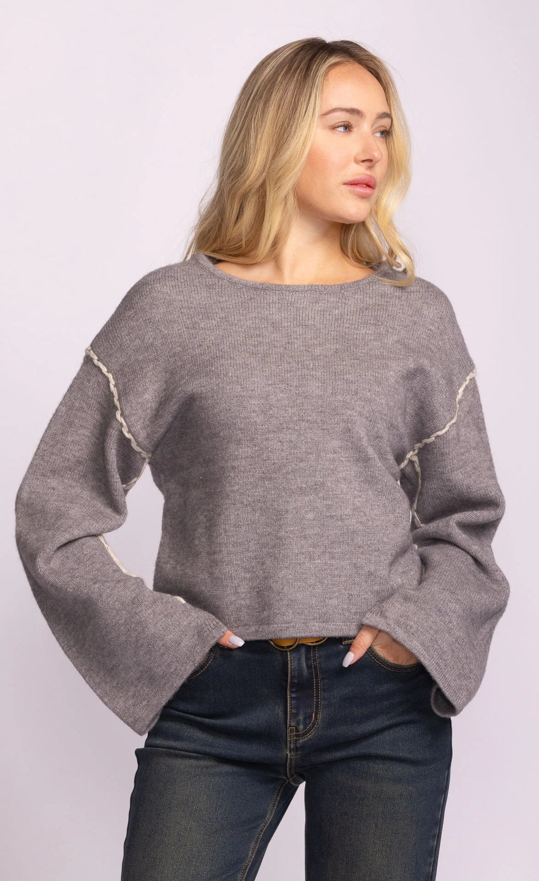 Grey Grenola Sweater