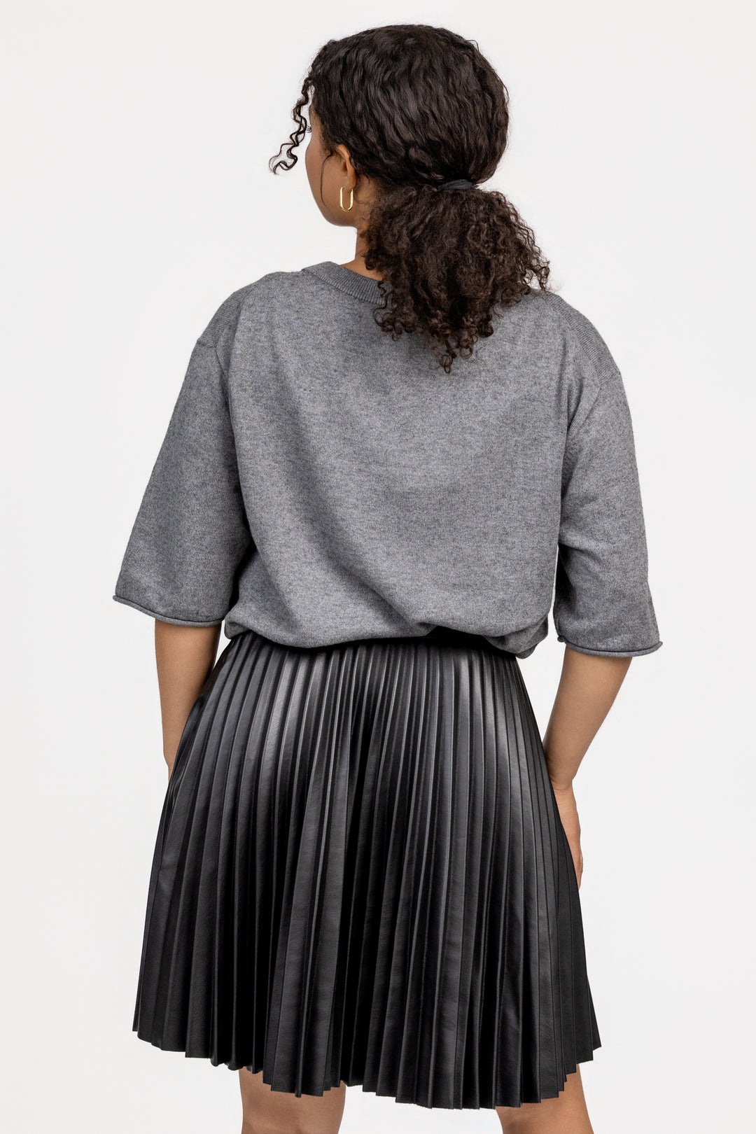 Grey Sofia Sweater Tee