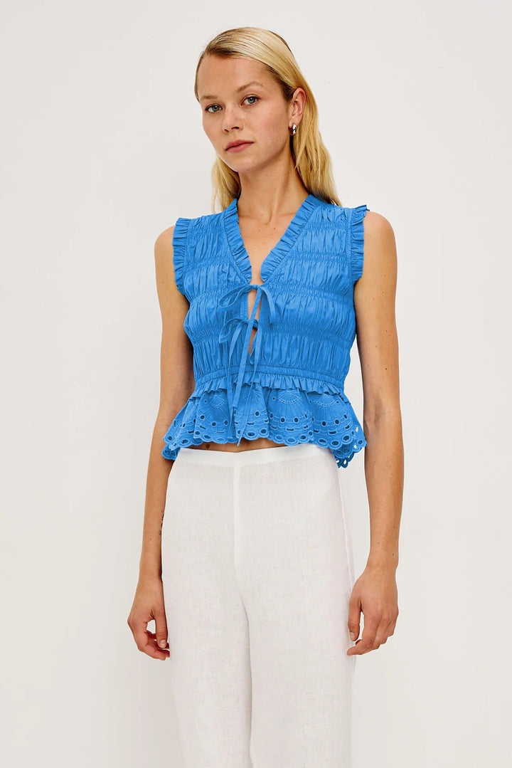 Harbor Blue Martine Top