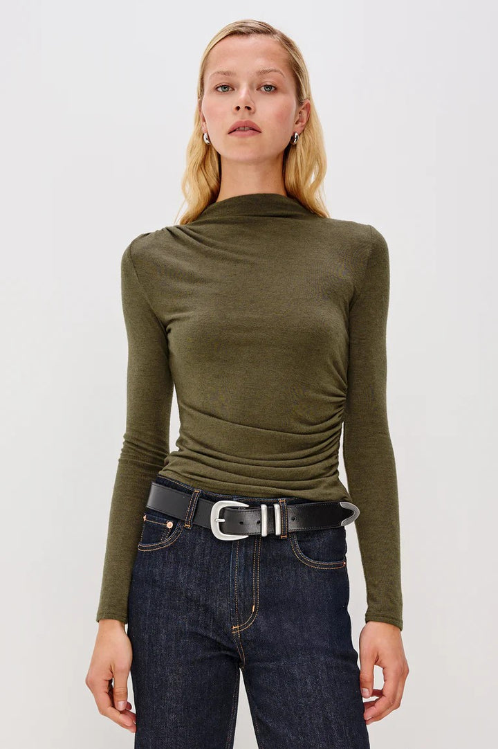 Heather Olive Joelle Top