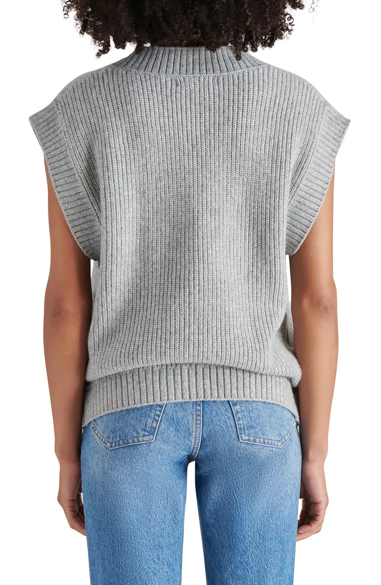 Heather Grey Giorgia Sweater Vest