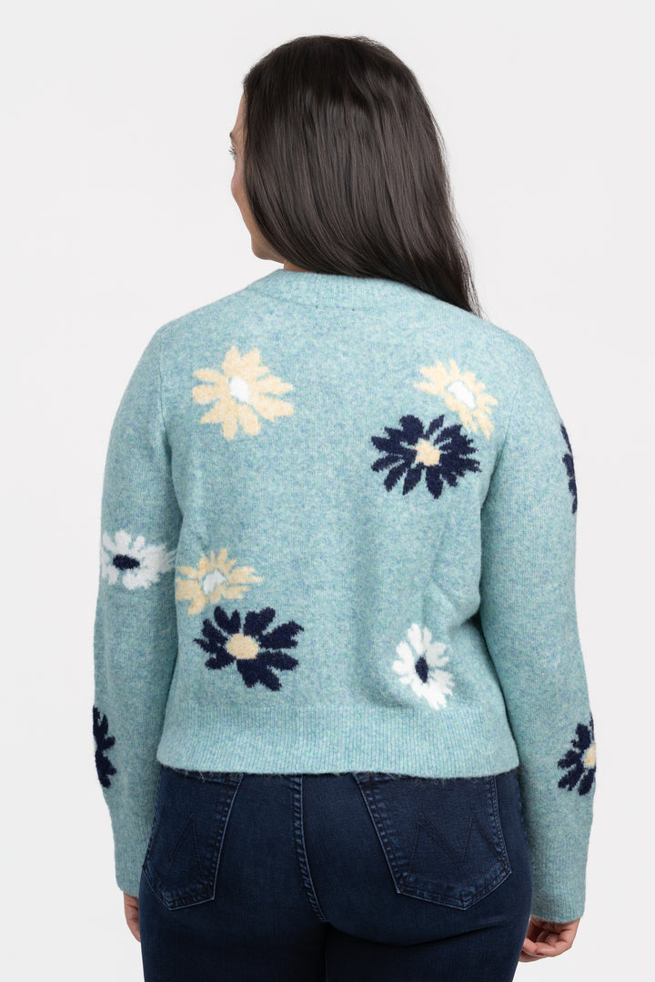 Heather Teal Millie Cardigan