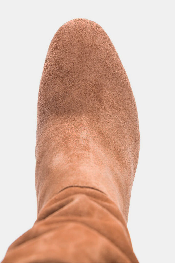 Honey Brown Kipper Suede Boot