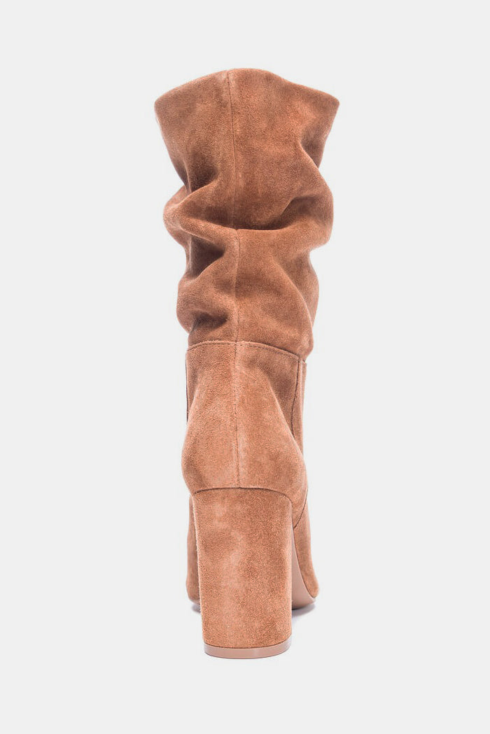 Honey Brown Kipper Suede Boot