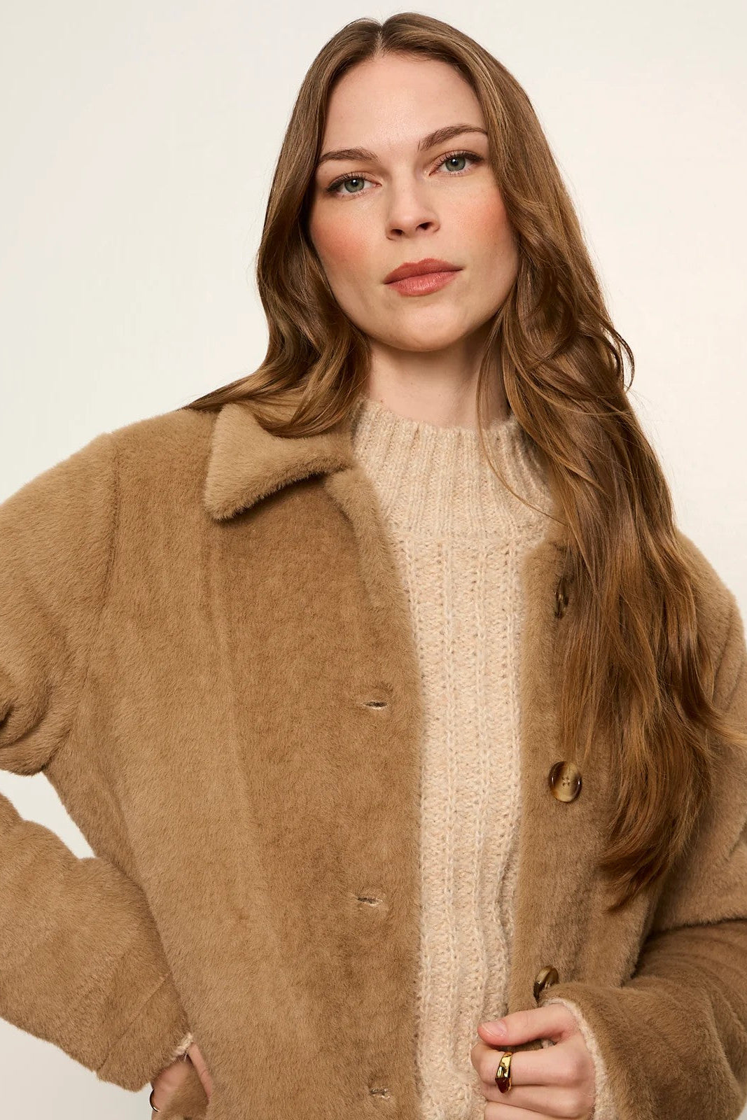 Hot Cocoa Upside Coat