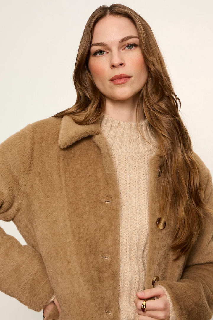 Hot Cocoa Upside Coat