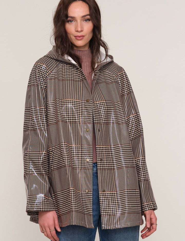 Houndstooth Jesse Raincoat