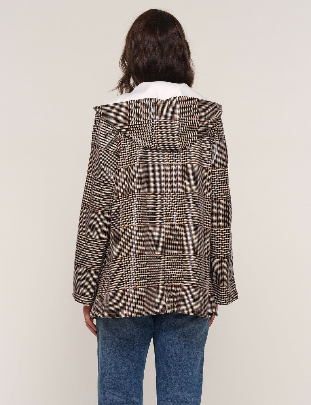 Houndstooth Jesse Raincoat