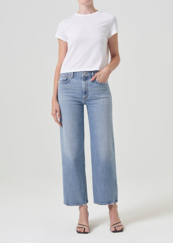 Hussle Wash Wide Leg Crop Harper Jean