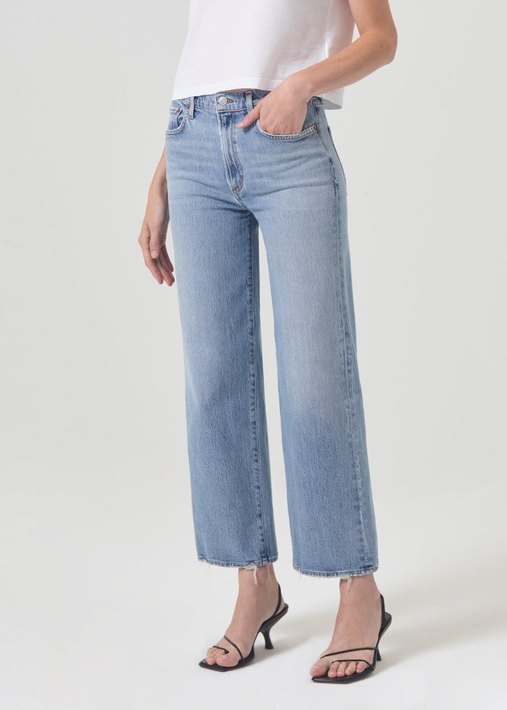 Hussle Wash Wide Leg Crop Harper Jean