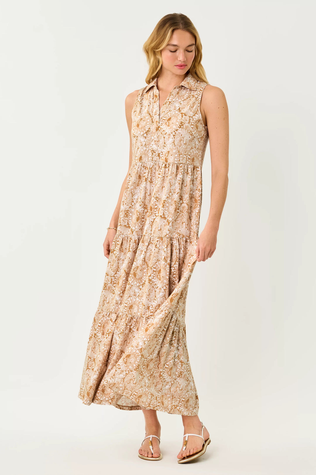 Iced Latte Lil Jims Stuff Riegan Dress