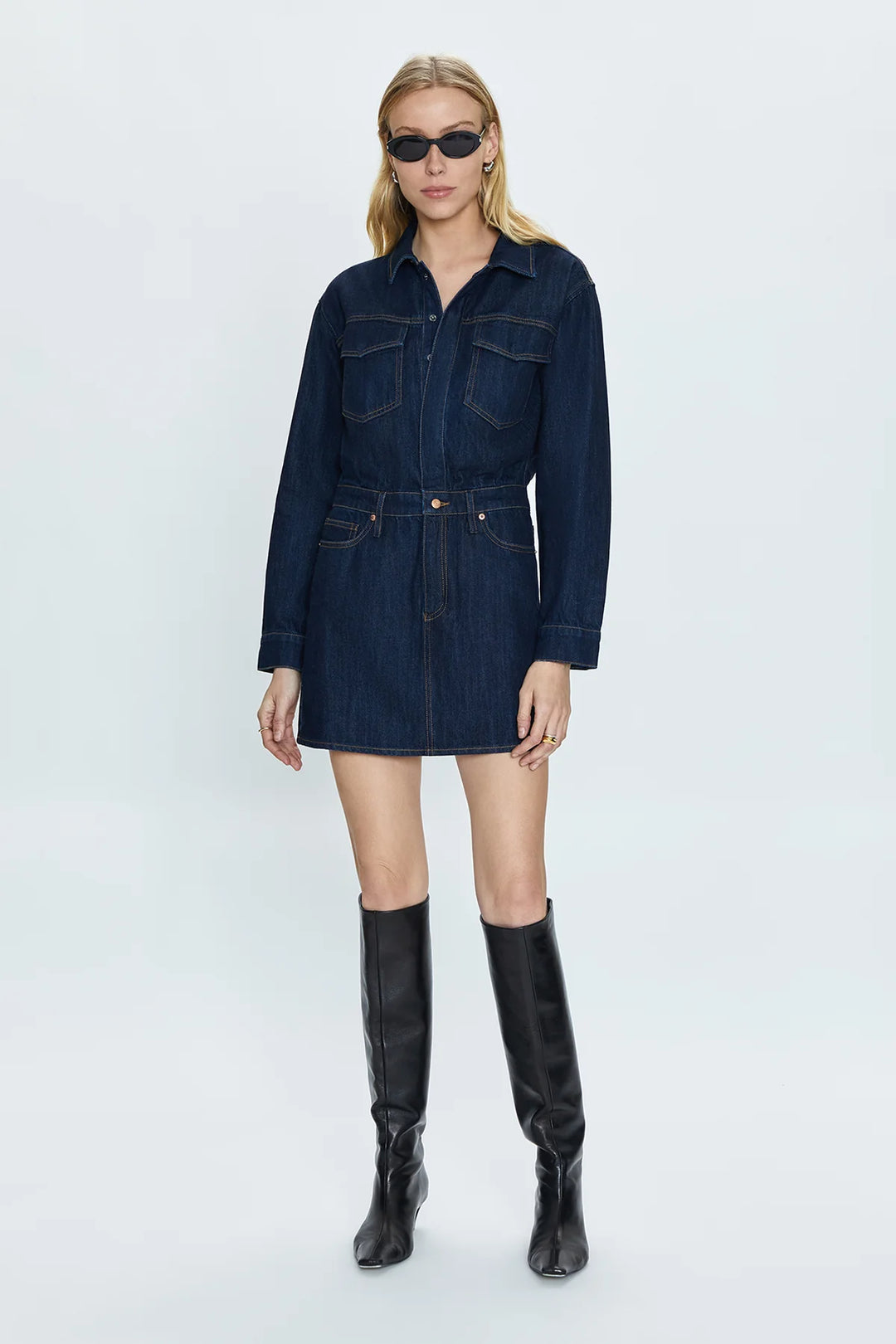 Iggy Nina Mini Denim Dress