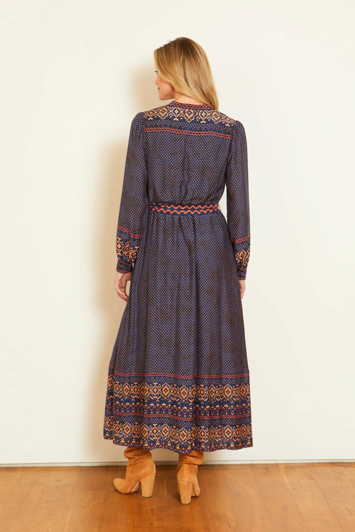 Indigo Batik Michelle Dress