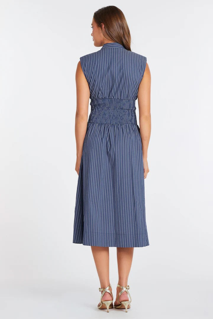 Indigo Stripe Skye Dress