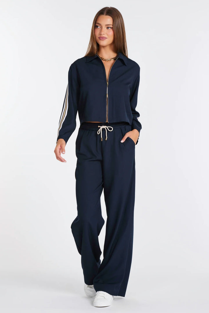 Indigo Wide Leg Jordan Pant