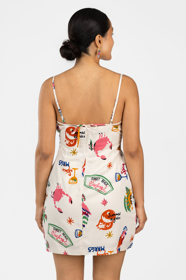 Island Sketchbook Valencia Mini Dress
