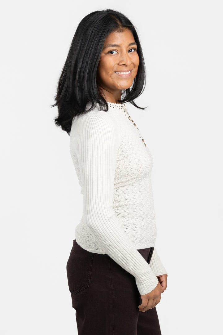 Ivory Behati Sweater Top