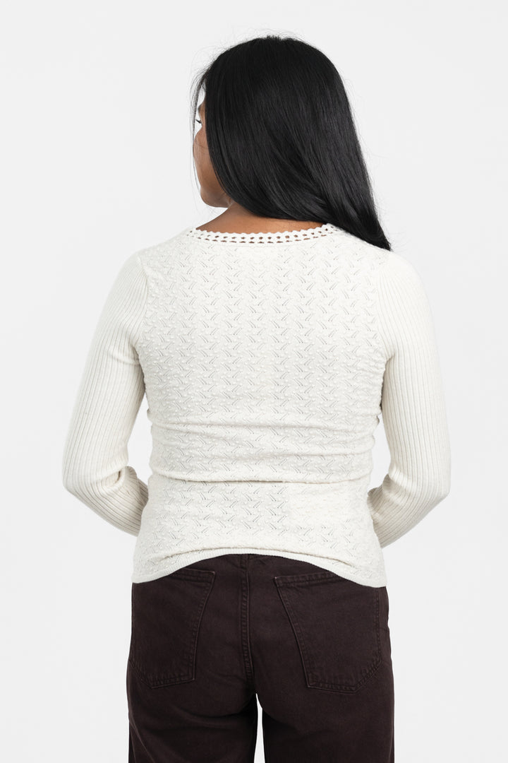 Ivory Behati Sweater Top