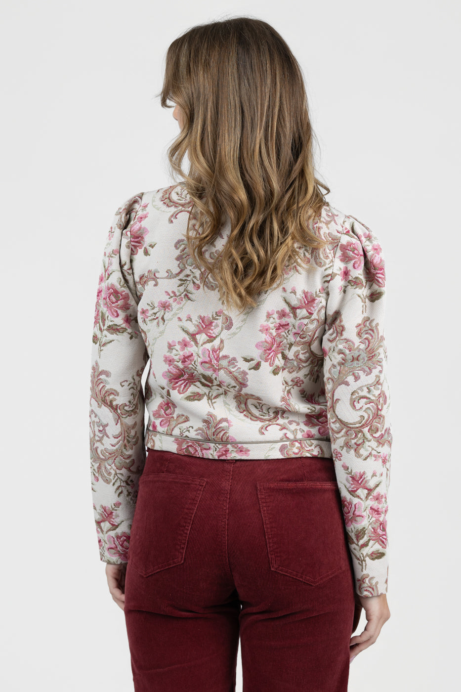 Ivory Multi Jaliyah Jacket