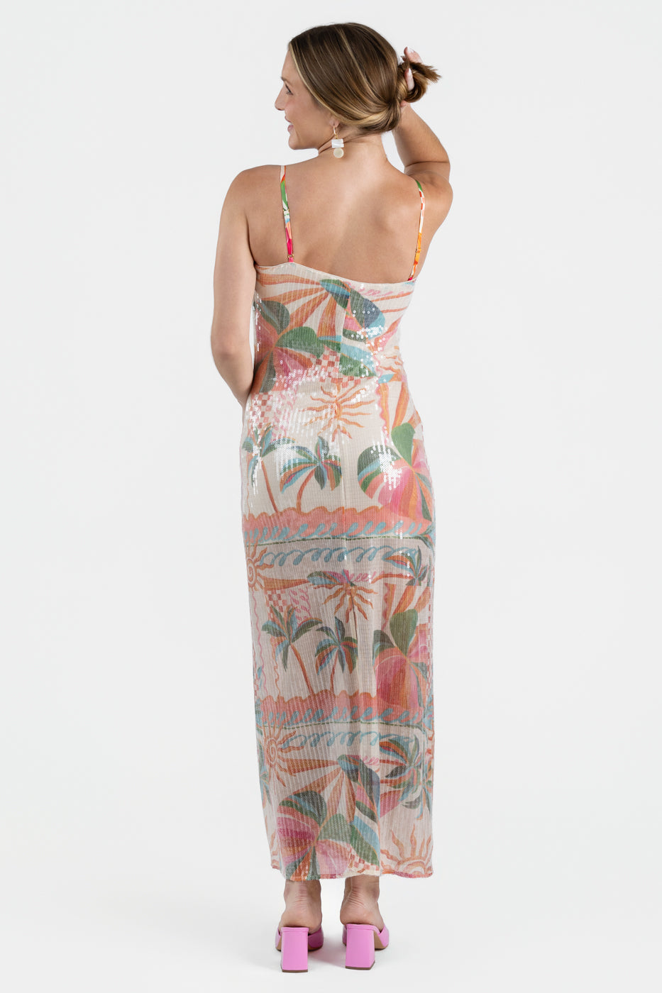 Ivory Multi Lya Dress