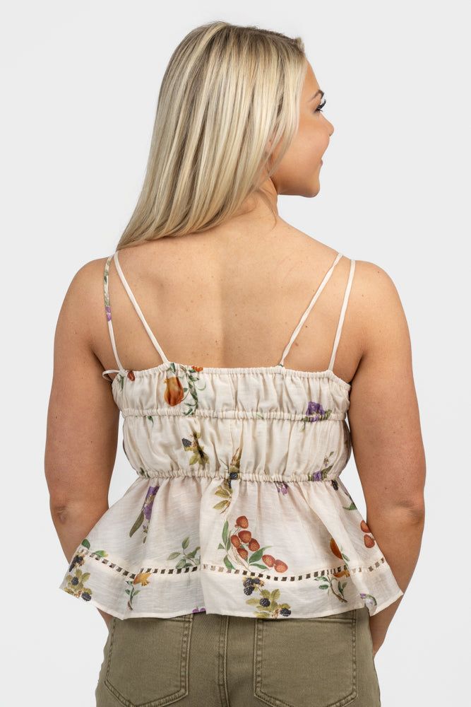 Ivory Multi Tulsa Top