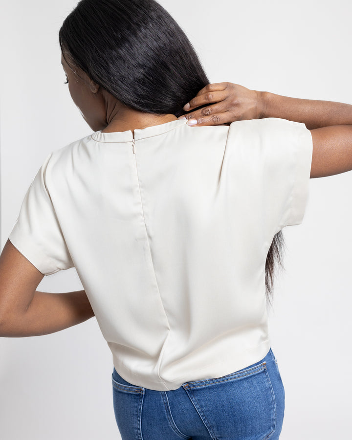 Ivory Dolman Sleeve Noah Top