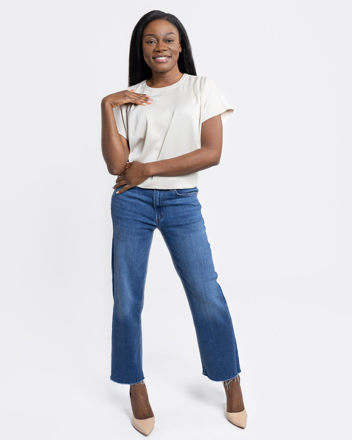 Ivory Dolman Sleeve Noah Top