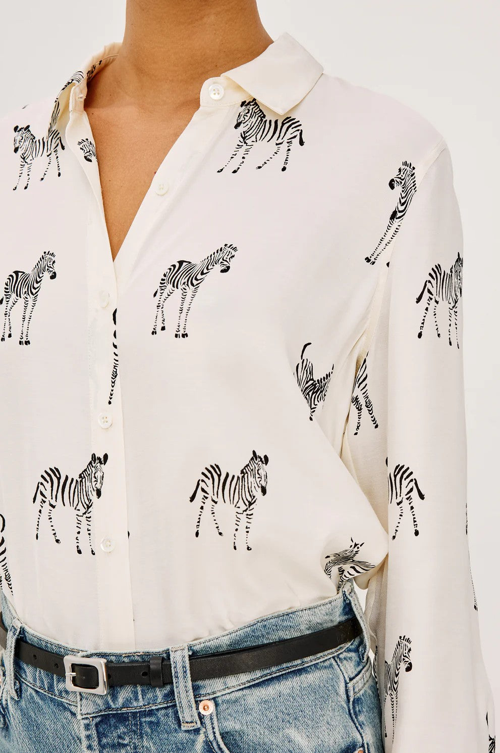 Ivory Zebra Saige Shirt
