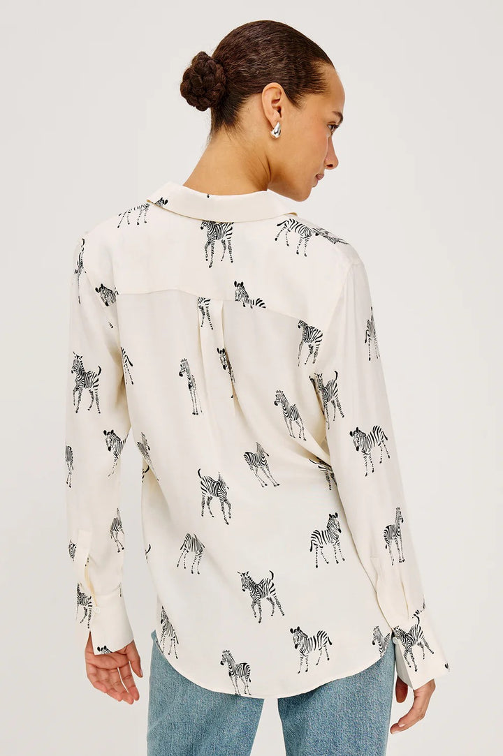 Ivory Zebra Saige Shirt