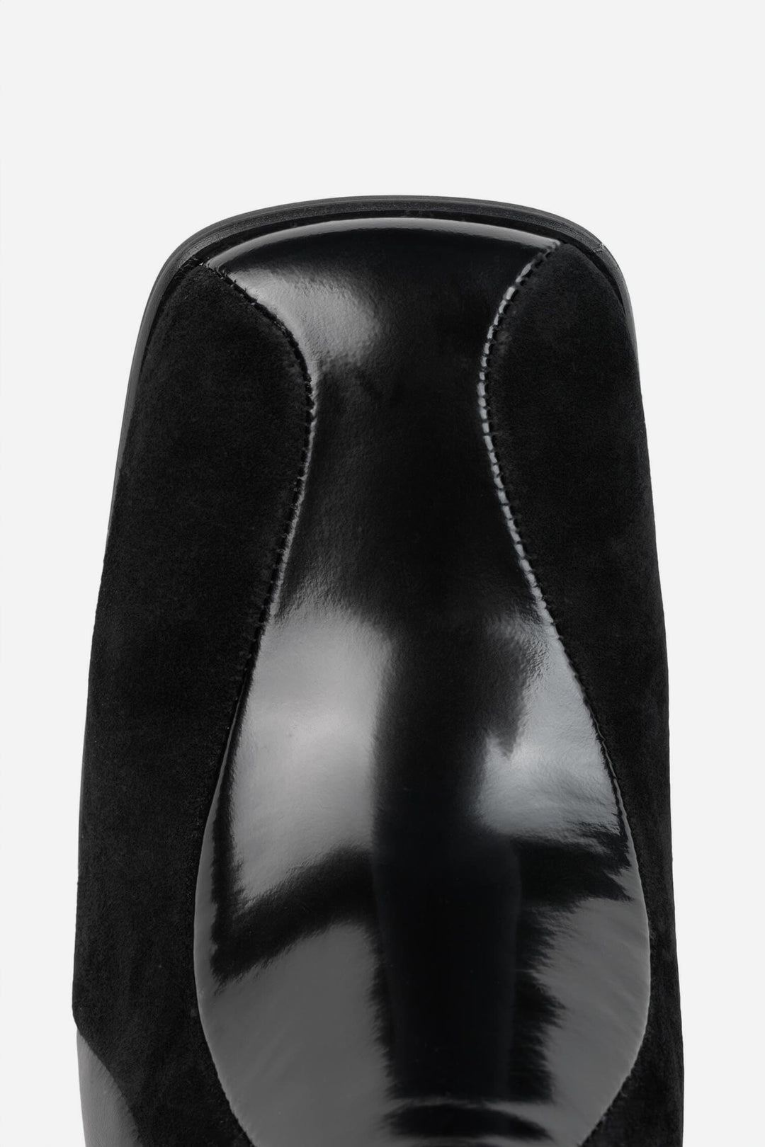 Jeffrey Campbell Black Suede Mod Lavalamp Ankle Boot