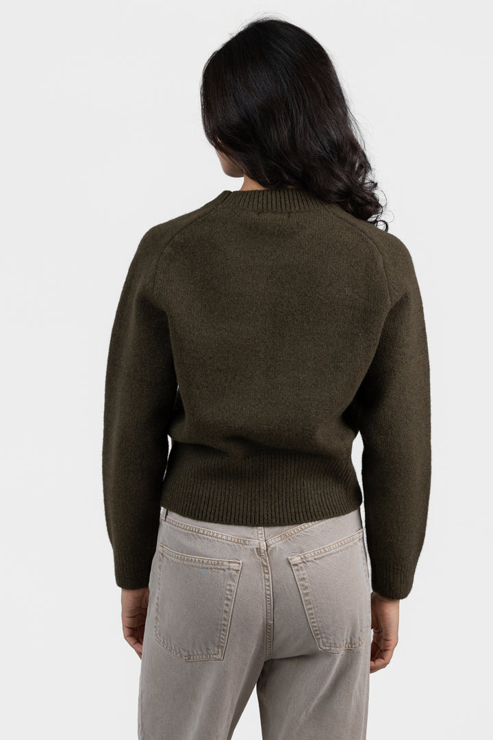 Khaki Knitted Sweater