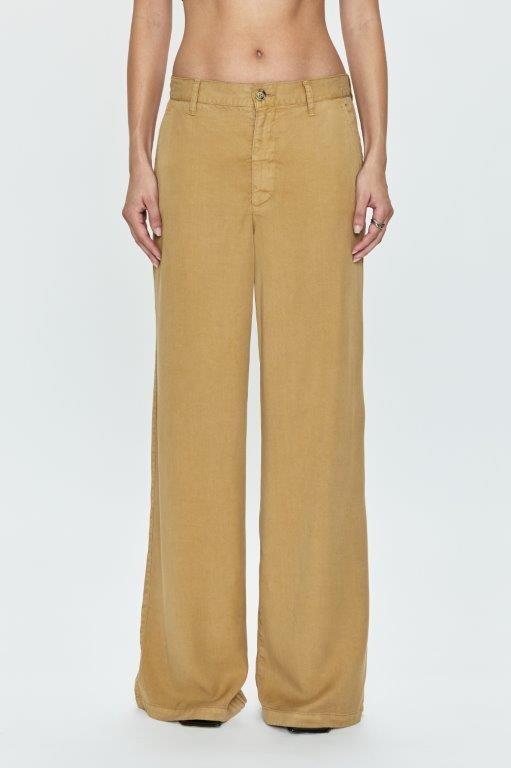 Khaki Low Slung Palazzo Jaydyn Pant