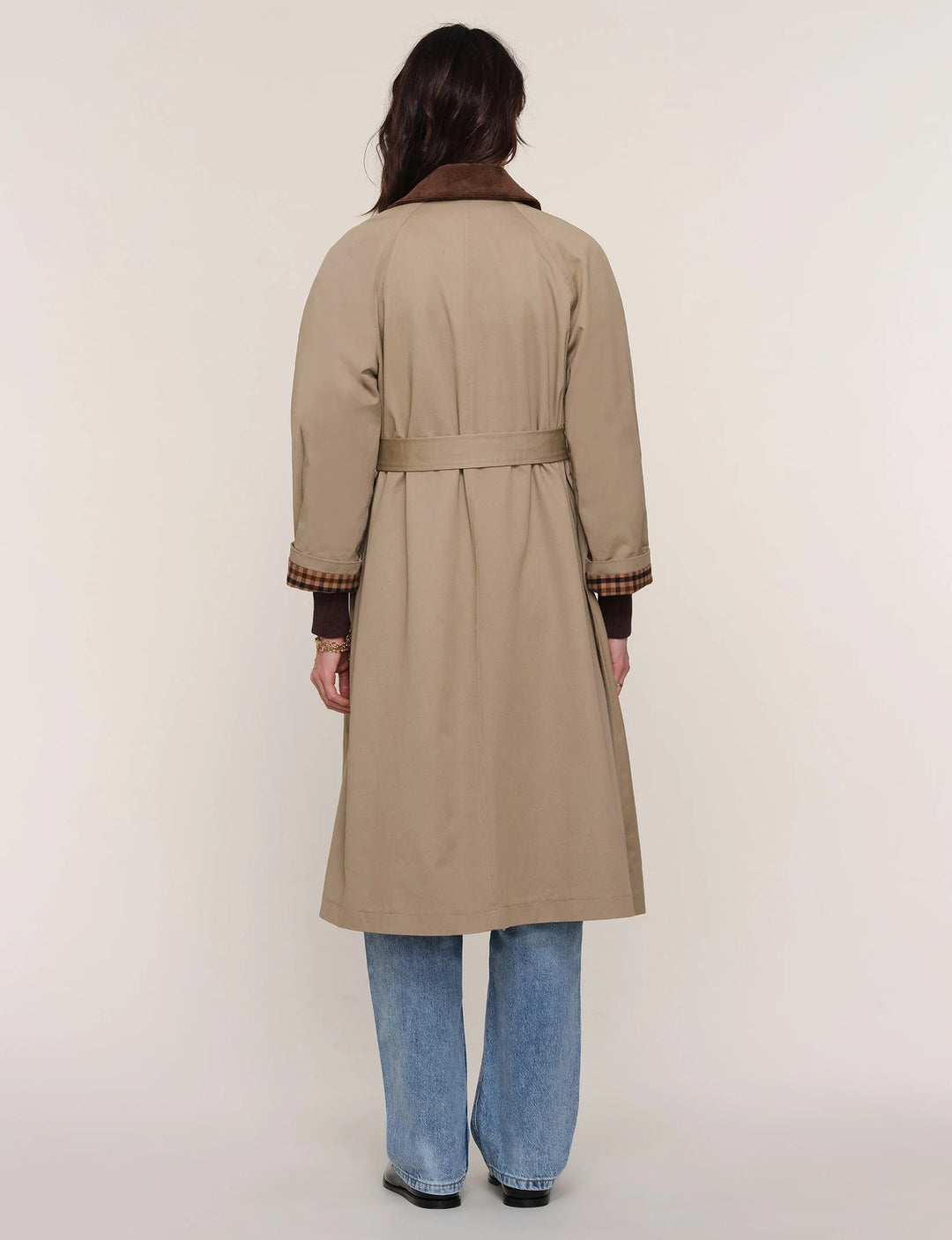 Khaki Beatriz Trench Coat