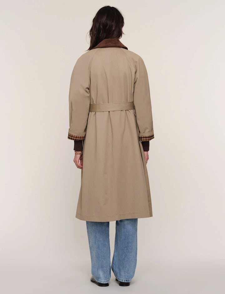 Khaki Beatriz Trench Coat