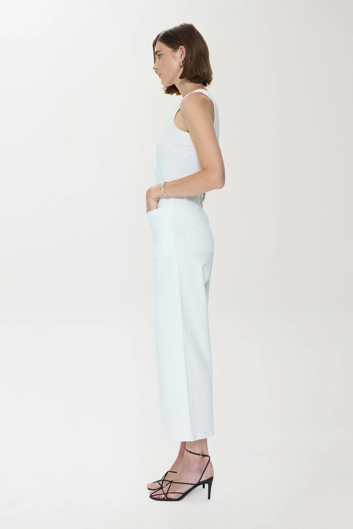 Le Blanc Mid Rise Crop Zooey Jean
