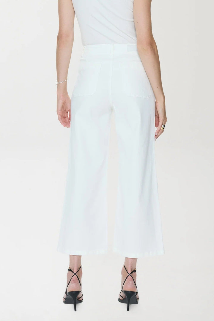 Le Blanc Mid Rise Crop Zooey Jean
